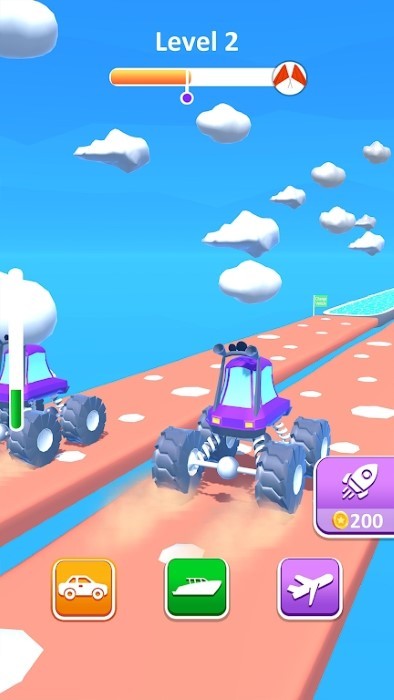 车辆改造比赛游戏(vehicle transform race)