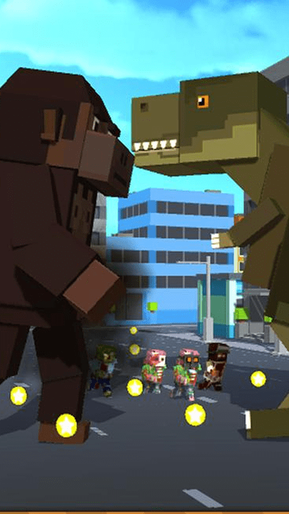 像素恐龙城市破坏手机游戏下载