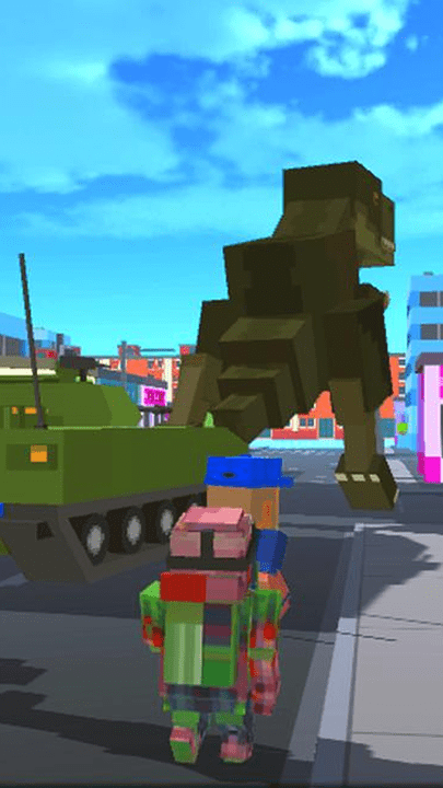 像素恐龙城市破坏最新版