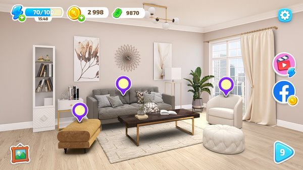 家居设计和数字填色手游