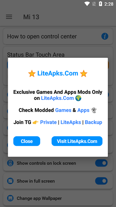 小米13控制中心高级版(mi 13)