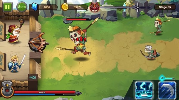 城堡后卫英雄射手游戏下载