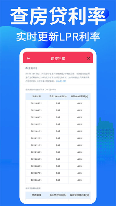 lpr利率计算器app
