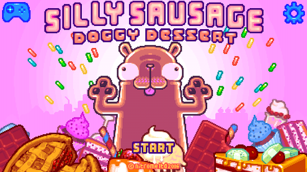 愚蠢的腊肠犬狗狗甜点游戏