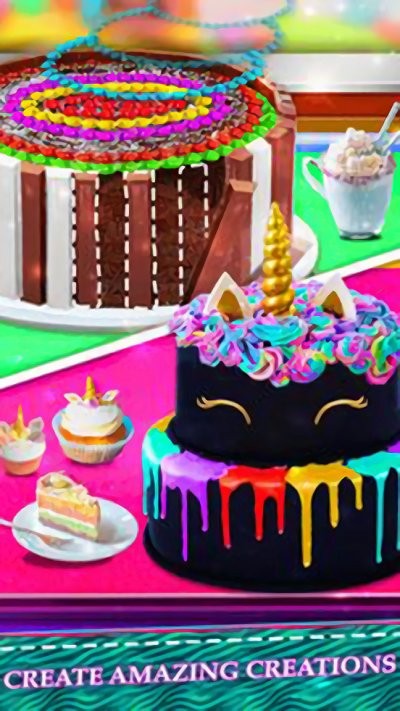 彩虹独角兽甜点手游