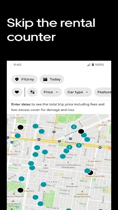 uber carshare租车app