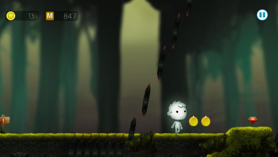 天使少年勇闯恐惧森林手机游戏