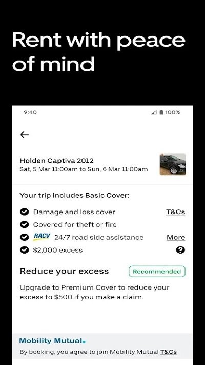 uber carshare租车app