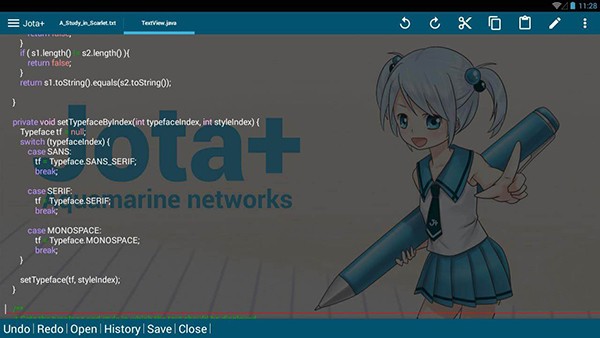 jota+文本编辑器