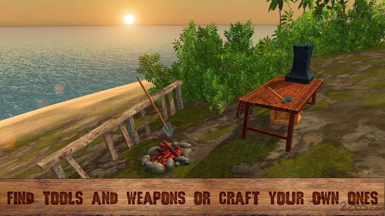 海盗岛生存3d游戏