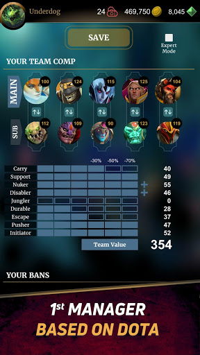 dota英雄经理中文破解版