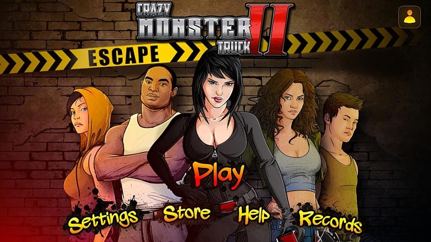 疯狂怪物卡车逃逸内购破解版(crazy monster truck)