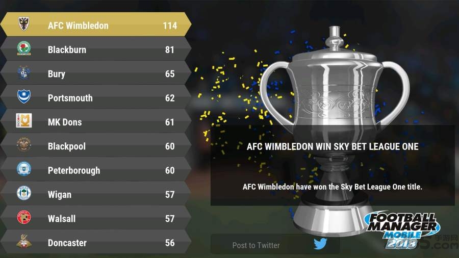 足球经理移动版2018游戏