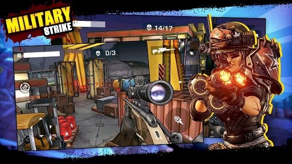 军事打击枪火战斗游戏