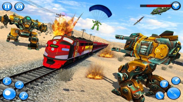 大火车机器人改造游戏下载