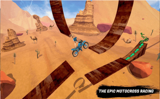 火柴人自行车骑手游戏