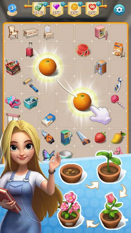 甜点消消趣味合成家装游戏